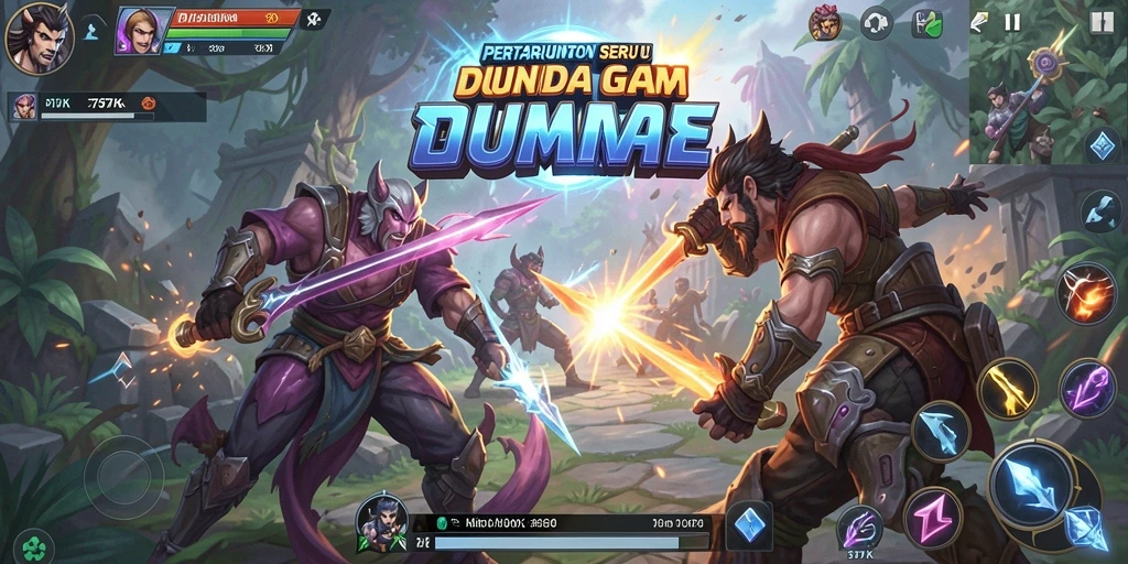 Tangkapan layar gameplay 797K menampilkan aksi pertarungan yang mendebarkan.