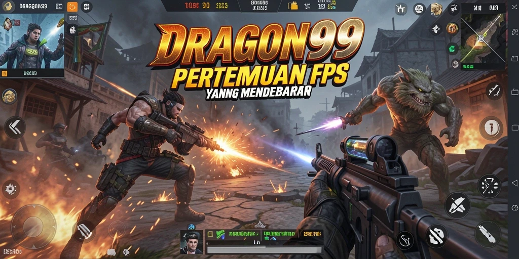 Screenshot gameplay DRAGON99 menampilkan aksi pertempuran yang mendebarkan.