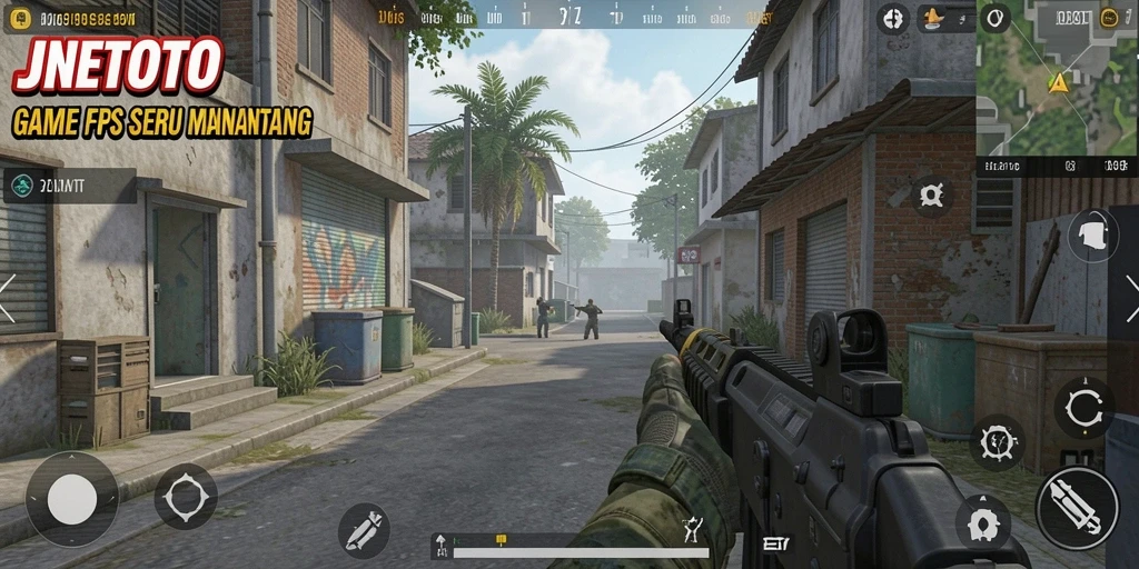 Tampilan gameplay JNETOTO yang menegangkan dan penuh aksi.