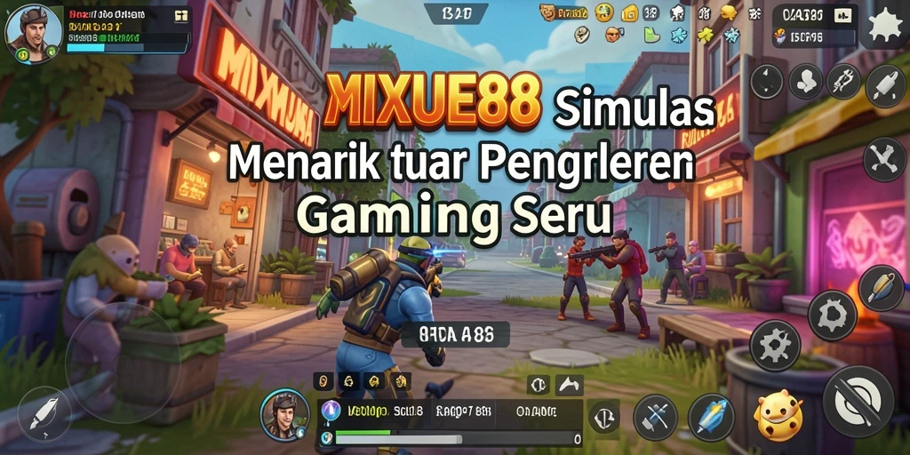 Tampilan gameplay menarik dari MIXUE88 dengan berbagai aktivitas virtual.